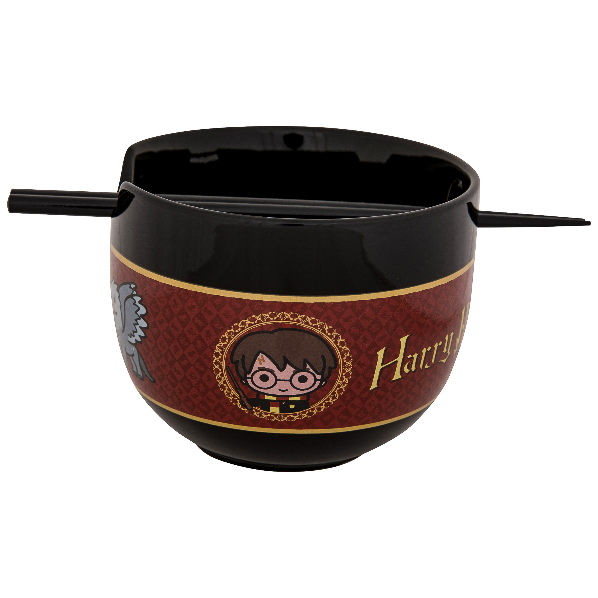 Harry Potter Chibi Characters Ramen Bowl with Chopsticks and Spoon